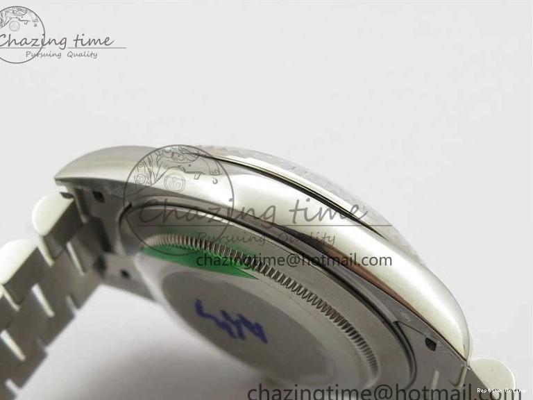0114 Affordable Day-Date 40mm 228239 BP New Dial Version 904 SS Green Stick Markers Dial on SS President Bracelet A 2817